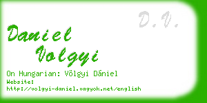 daniel volgyi business card